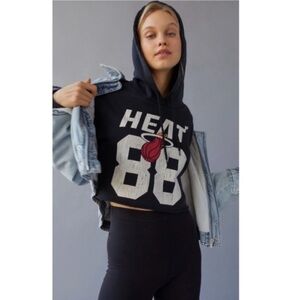 Free People/Urban Outfitters Miami Heat Crop Hoodie- XS,S